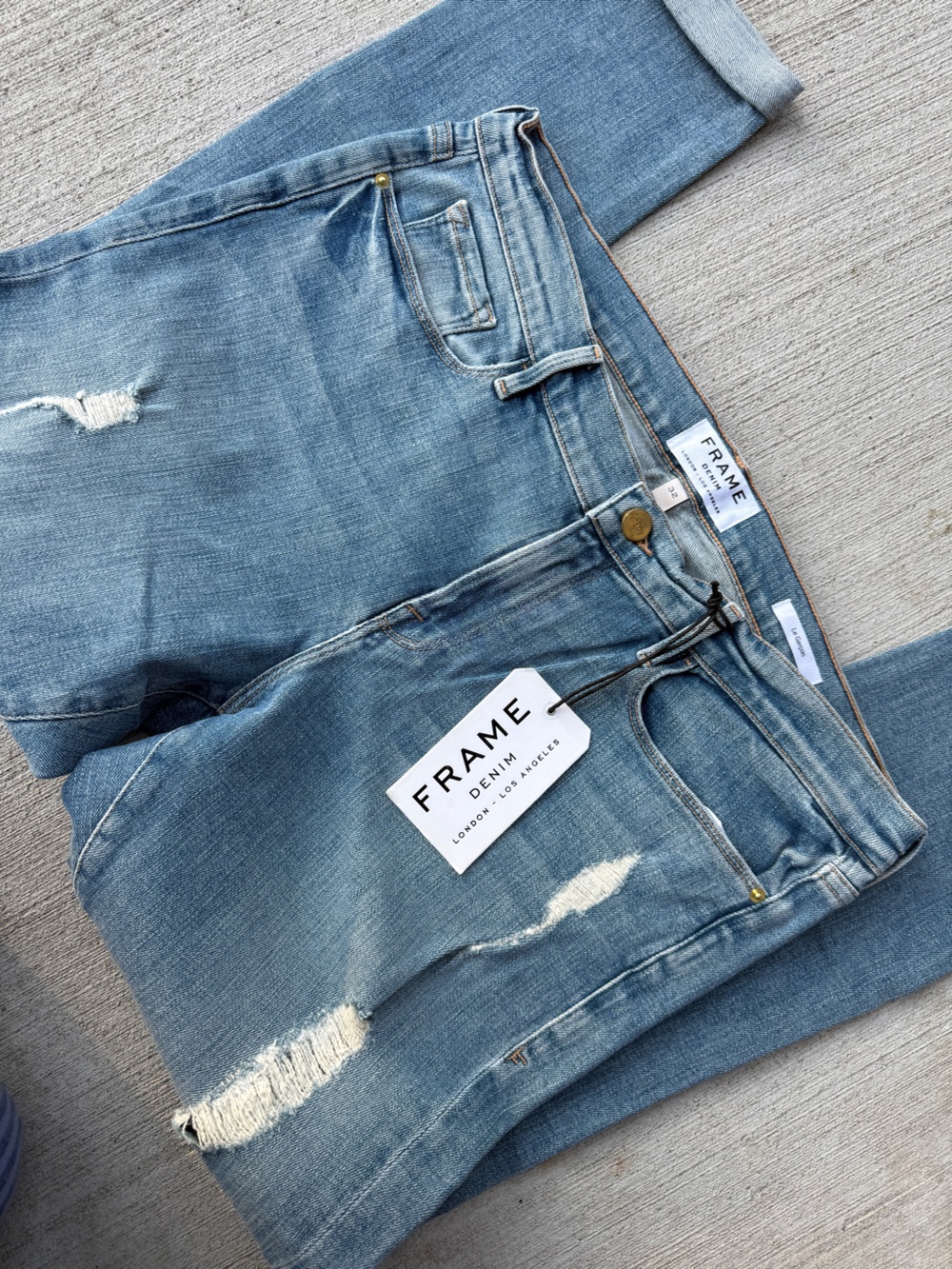 FRAME Denim Le Garçon Mid Rise Slim Boyfriend Jeans (NWT)